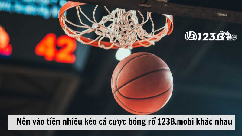 Nên vào tiền nhiều kèo cá cược bóng rổ 123B.mobi khác nhau